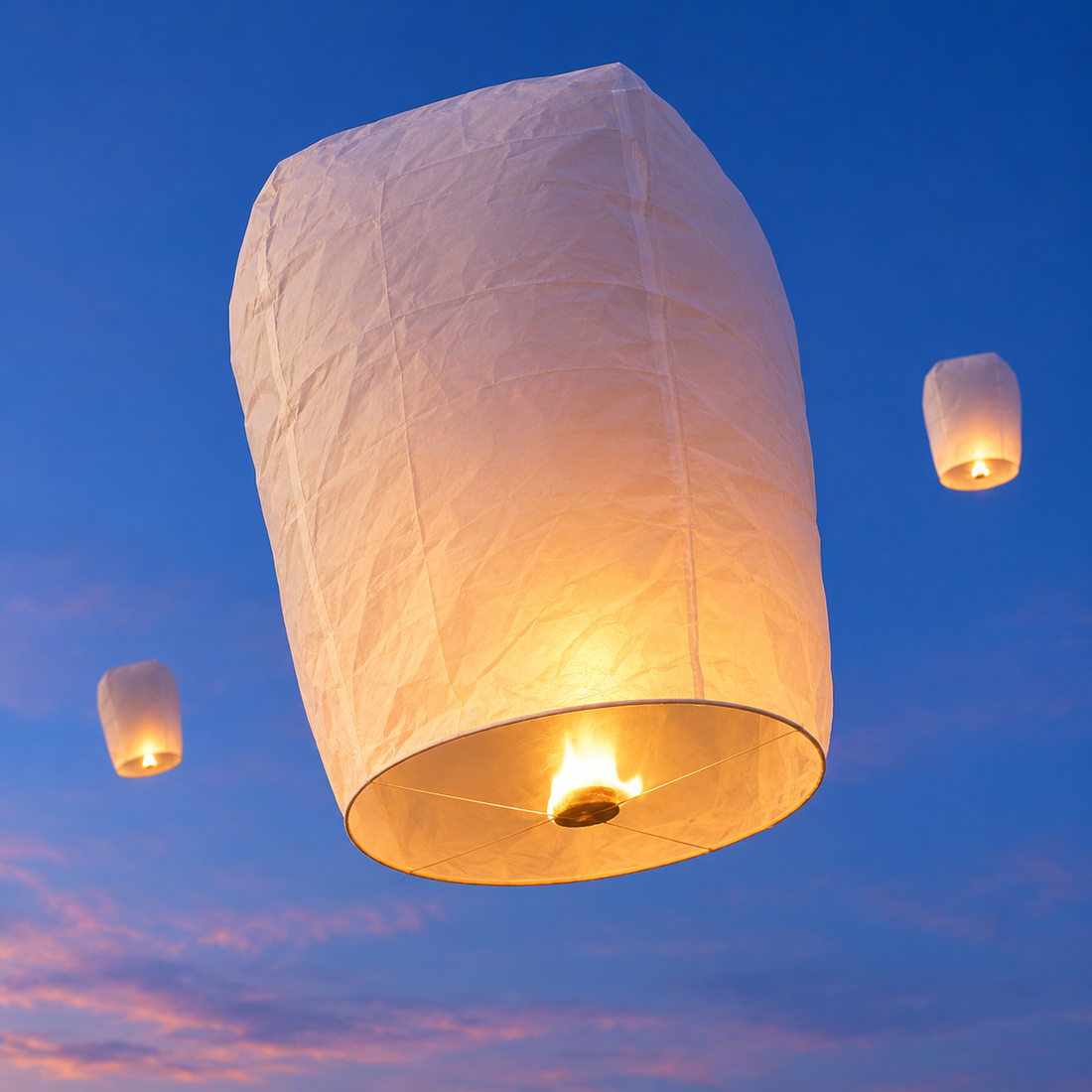 PAPER SKY LANTERNS - PACK OF 10