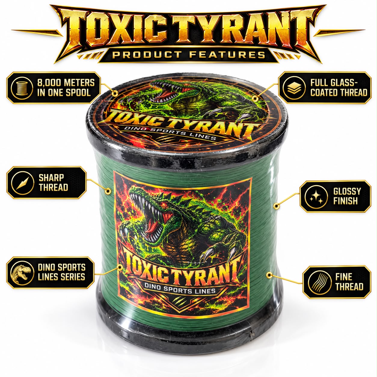 Toxic Tyrant — Dino Sports Lines